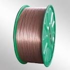 Fil d'acier plaqué d'en cuivre de pneu de Φ1.55mm, 0.30-1.5g/kg enduit en bronze