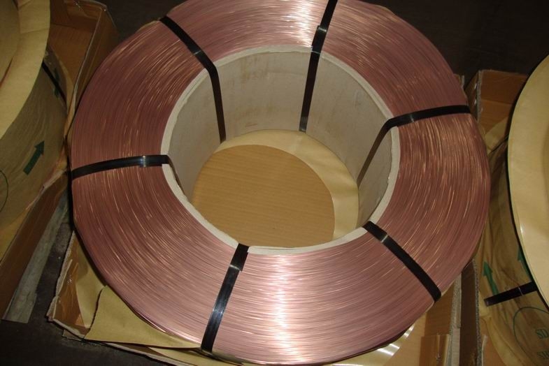 Fil d'acier étiré à froid de 2MM pour en bronze du pneu 03gkg de bicyclette enduit